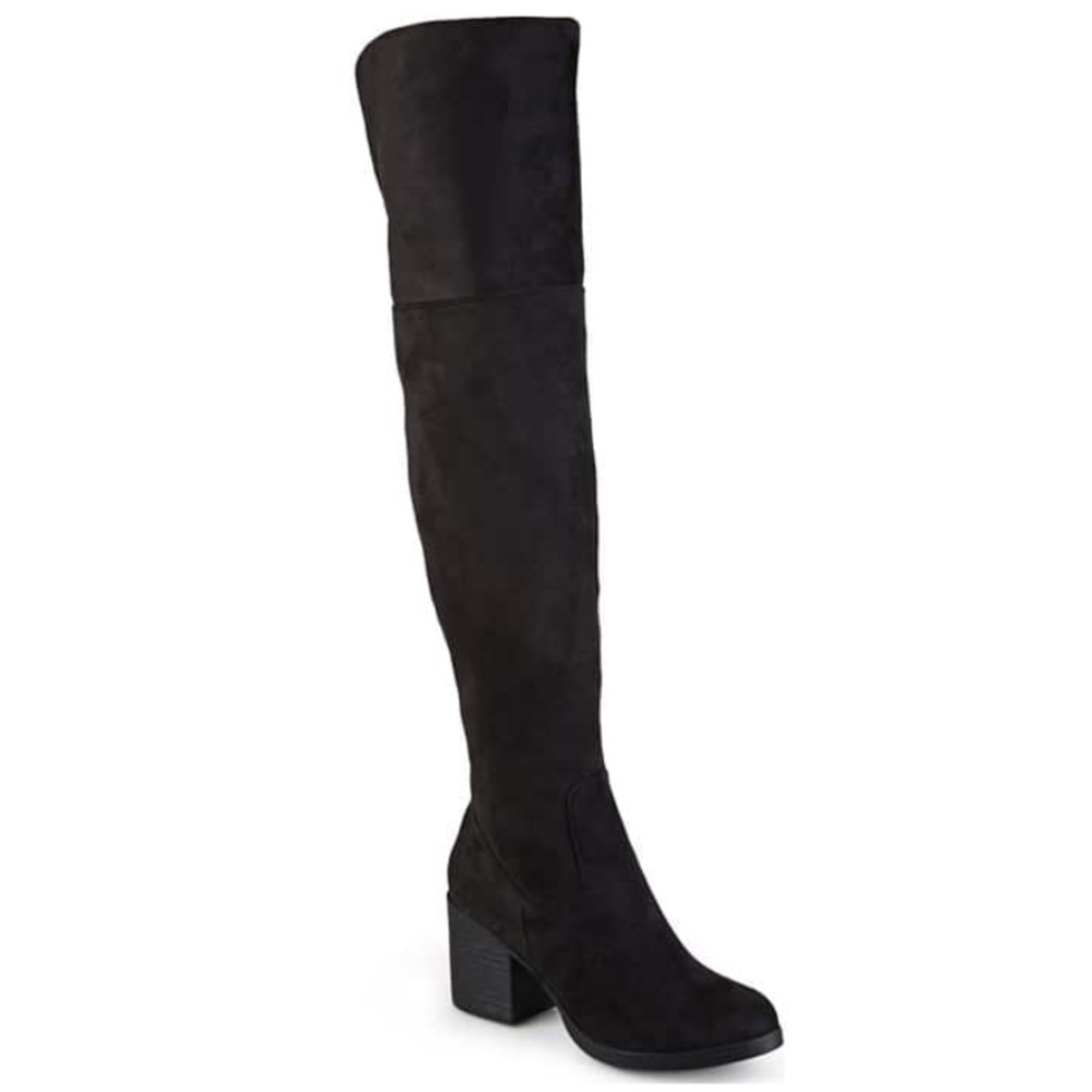 Suede Thigh High Boots